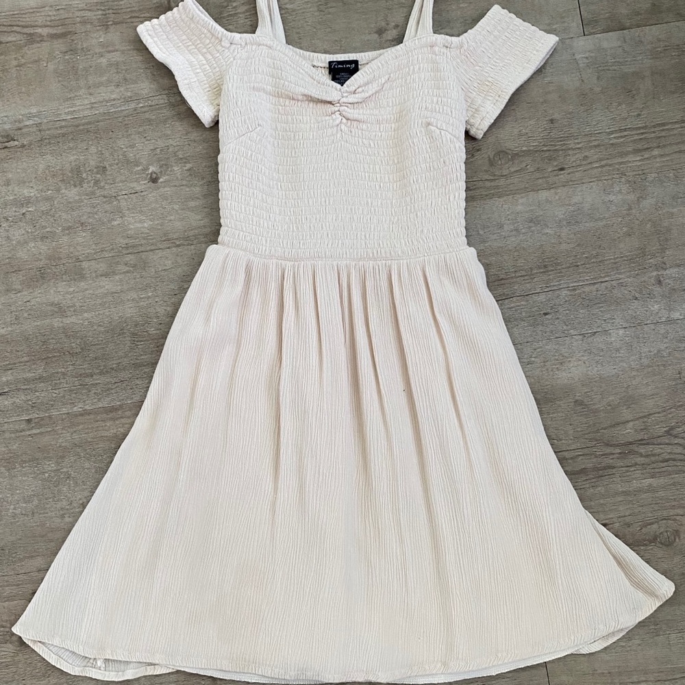 Tan short dress